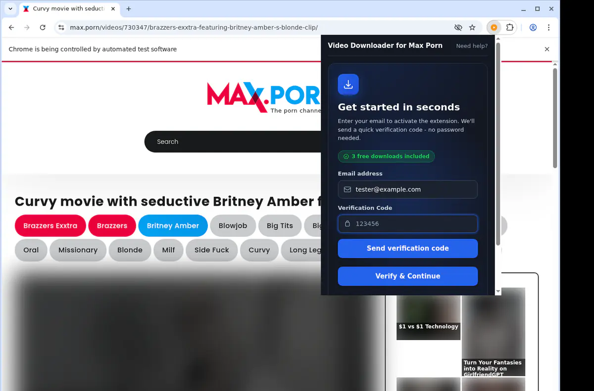 Maxporn Video Downloader screenshot 4